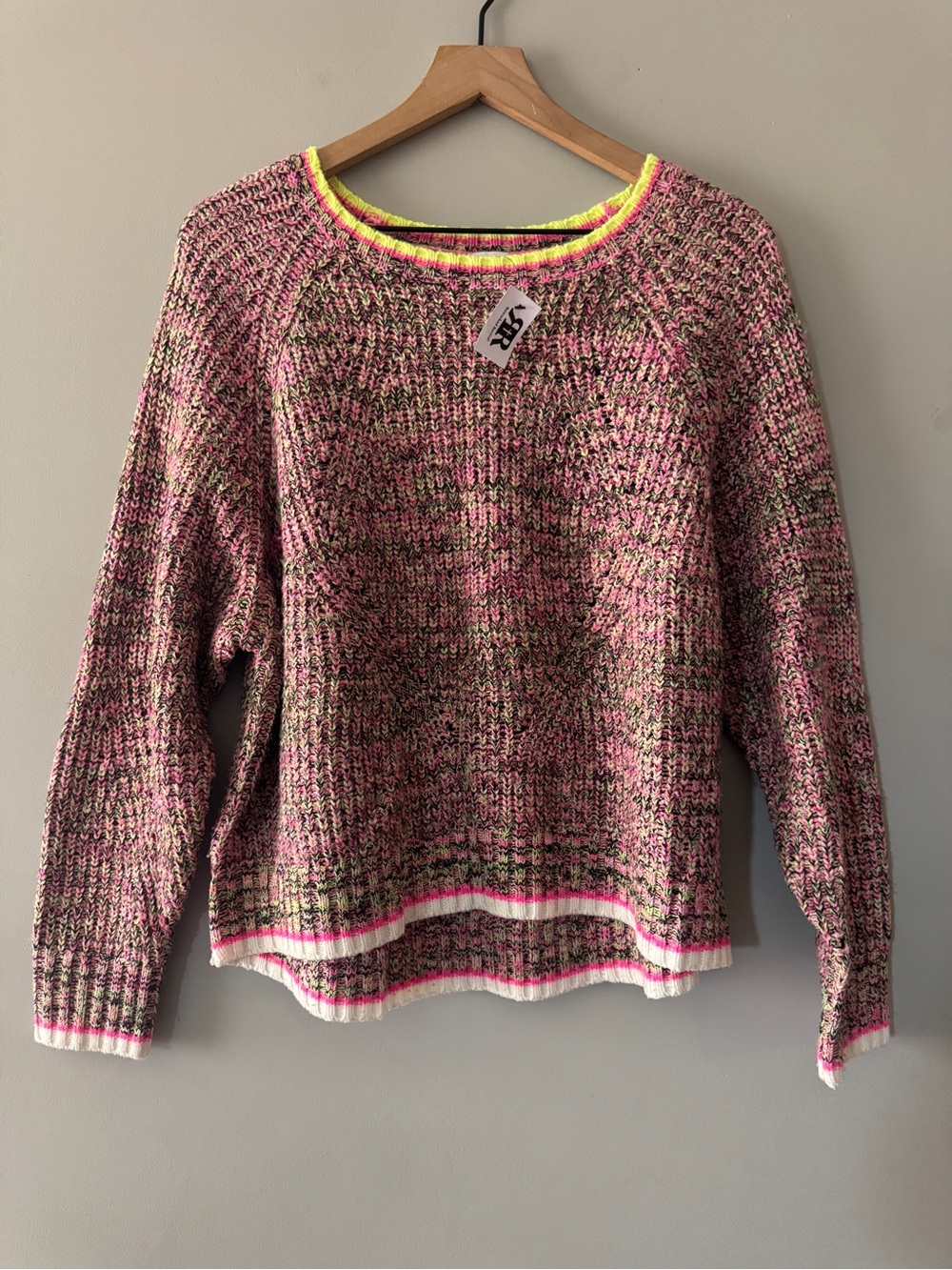John + Jenn | multicolored oversized sweater | M/L